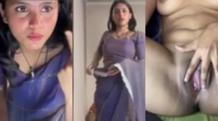 Malayalam Cute Fit Young Girl Naked in Saree